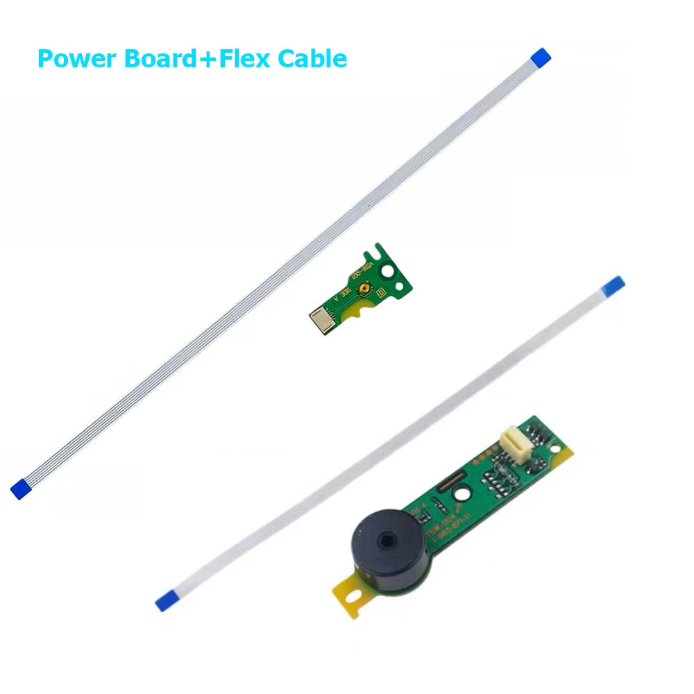 1-10Sets for PS4 Slim ON/Off Switch Power Eject Button PCB LED Power Board with 8PIN 6PIN Flex Cable for PS4 PRO  Game console repair parts