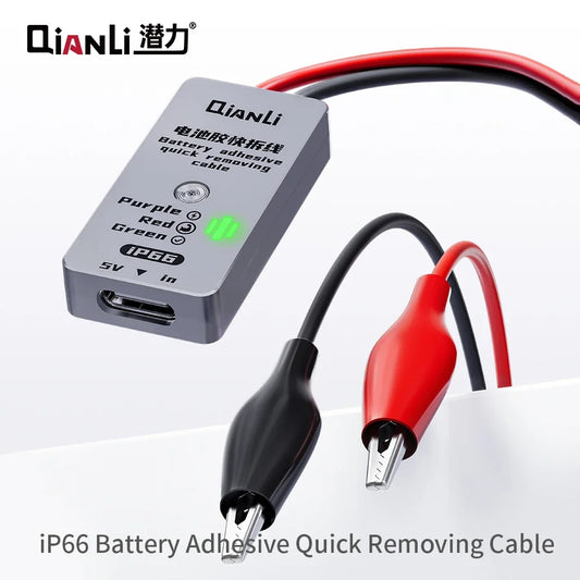 QIANLI iP66 Glue Release Device Safe and Fast Separation New Battery Electrolytic Glue Battery Glue Quick Disconnect Wire Professional Repair Tools
