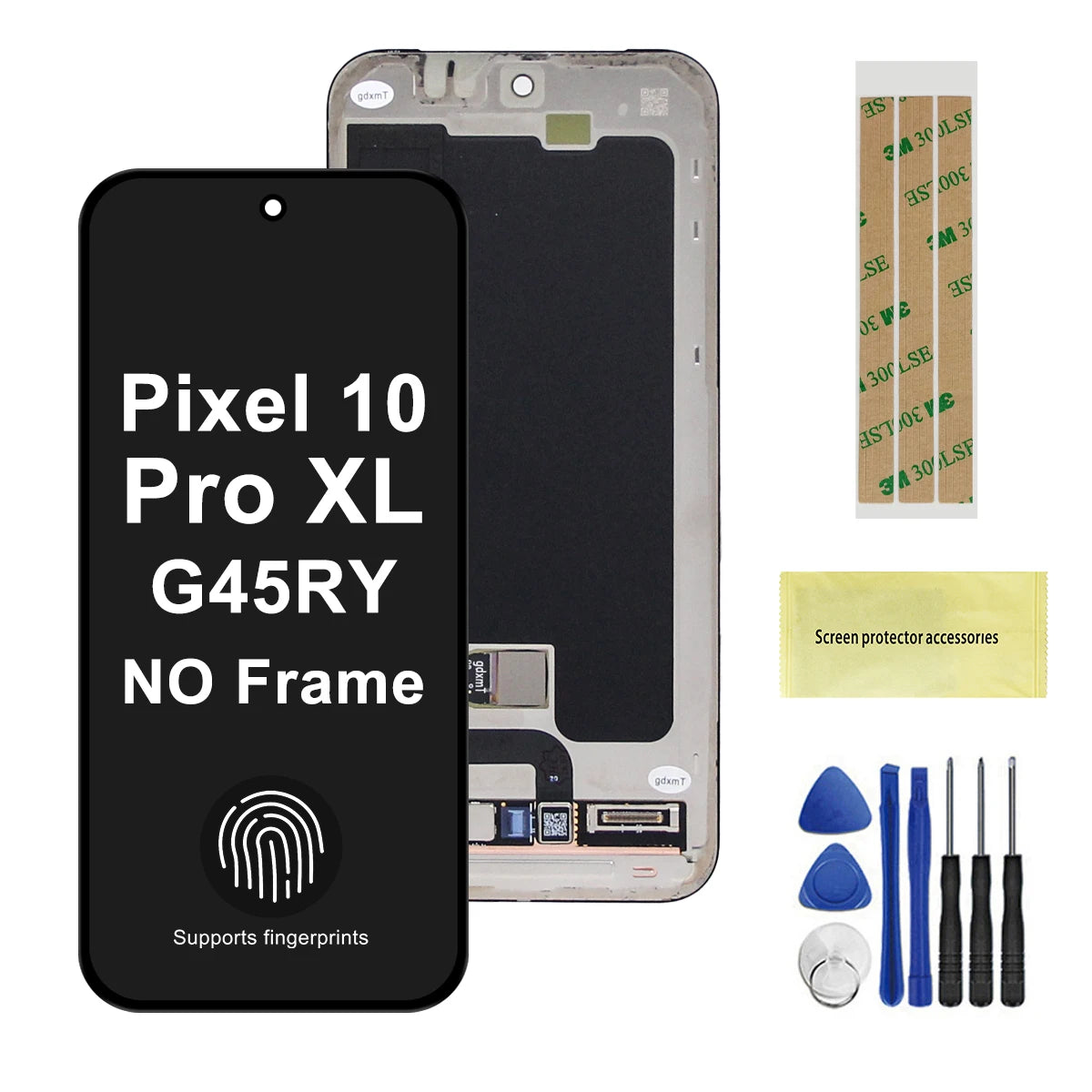 6.8'' For Google Pixel 10 Pro XL LCD Display Screen Touch Panel Digitizer Replacement Parts Pixel 10 Pro XL WithFingerprint Google phone repair parts