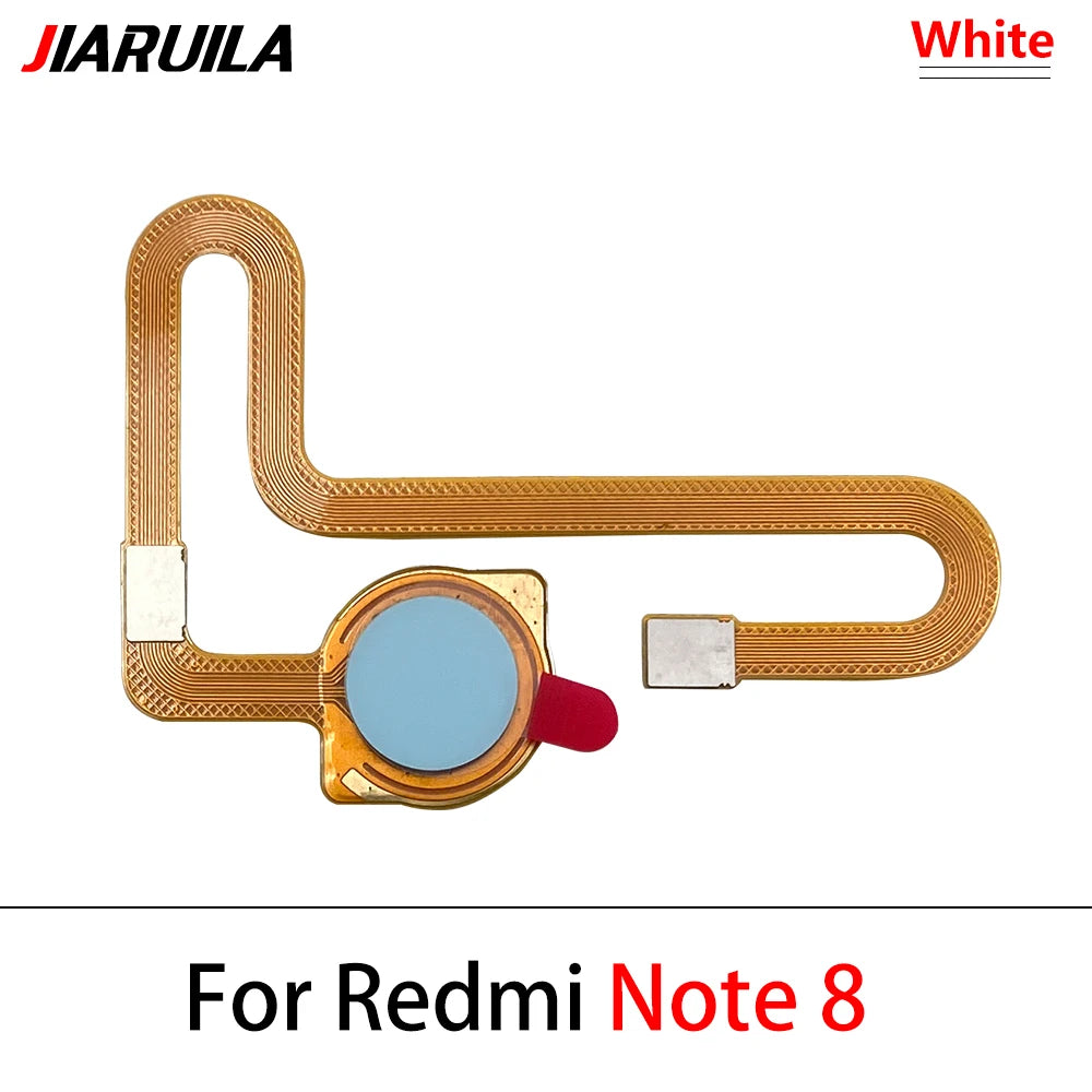 10Pcs, New For Xiaomi Redmi Note 8T 8 9s 9 Pro Home Button FingerPrint Touch ID Sensor Flex Cable Ribbon Replacement Parts  Xiaomi  Xiao mi phone repair parts
