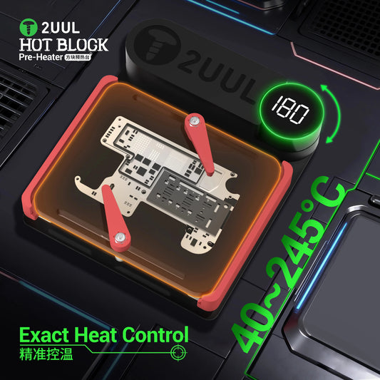 2UUL PH11 Hot-Block Pre-Heater 240W Fast Heat-Up for Phone Motherboard IC Chip PCB Delamination Rebonding Repair Tool Professional Repair Tools