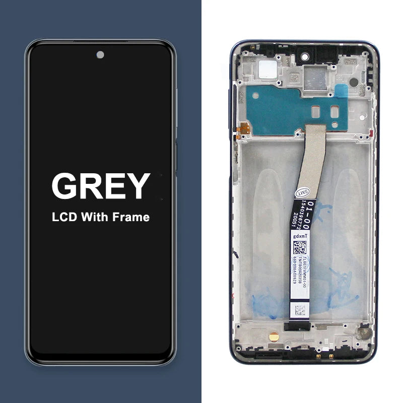 Screen for Xiaomi Redmi Note 9S M2003J6A1G LCD Display Touch Screen with Frame for Xiaomi Redmi Note 9 Pro M2003J6B2G Assembly Xiaomi phone repair parts