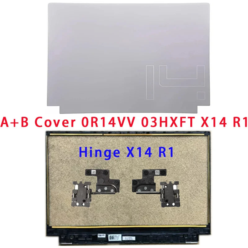 Cover case for Dell Alienware X14 R1 X14 R2 laptops, LCD screen top cover screen frame palm rest bottom shell air outlet hinge keyboard  Dell Laptop repair parts