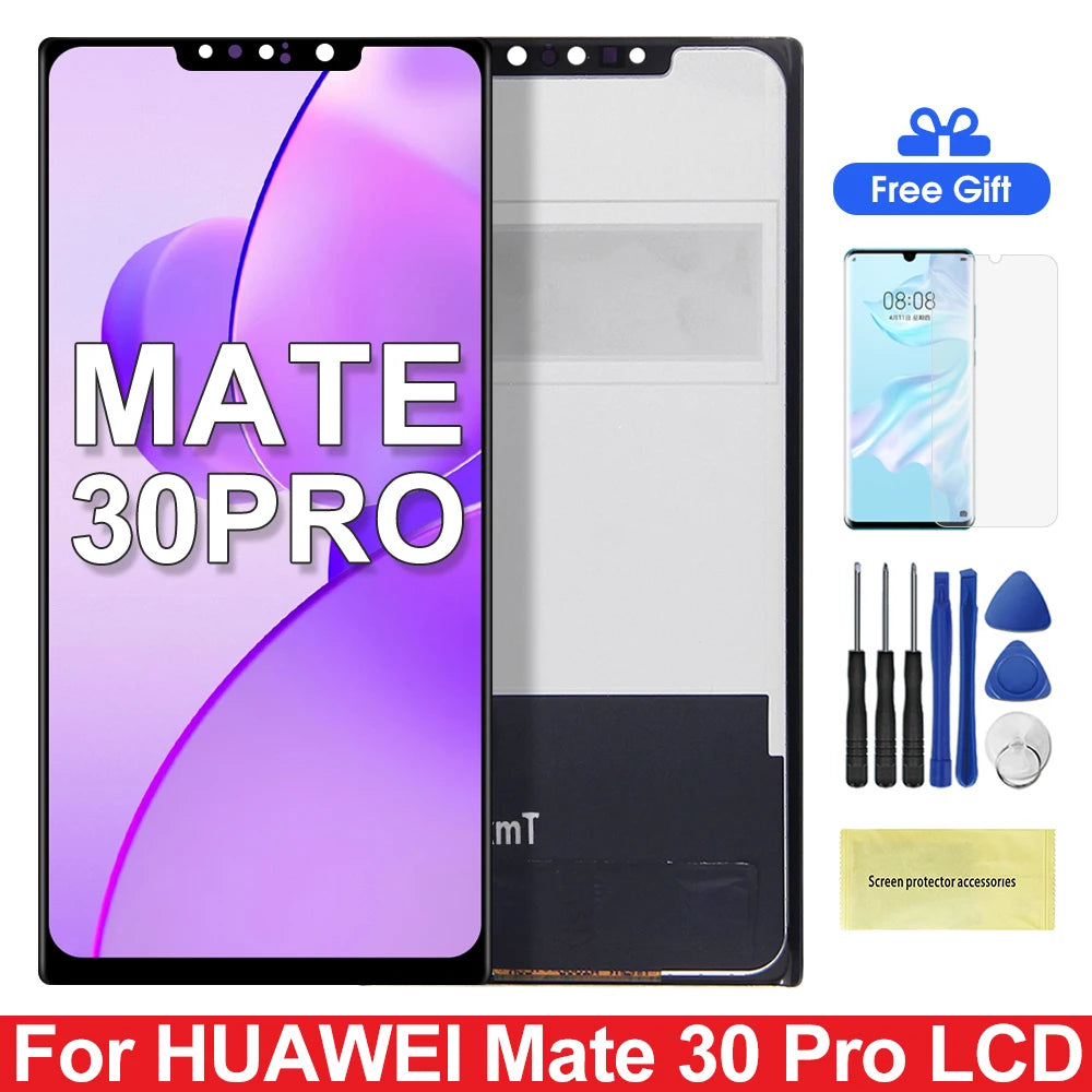 TFT Mate 30 Pro For Huawei Mate 30 Pro LIO-L09 LIO-L29 Lcd Display Digital Touch Screen  Assembly Repair Parts 100% Tested HUAWEI phone repair parts
