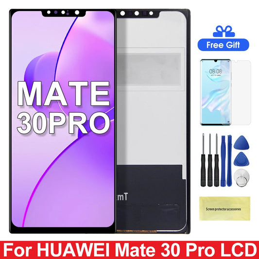 TFT Mate 30 Pro For Huawei Mate 30 Pro LIO-L09 LIO-L29 Lcd Display Digital Touch Screen  Assembly Repair Parts 100% Tested HUAWEI phone repair parts