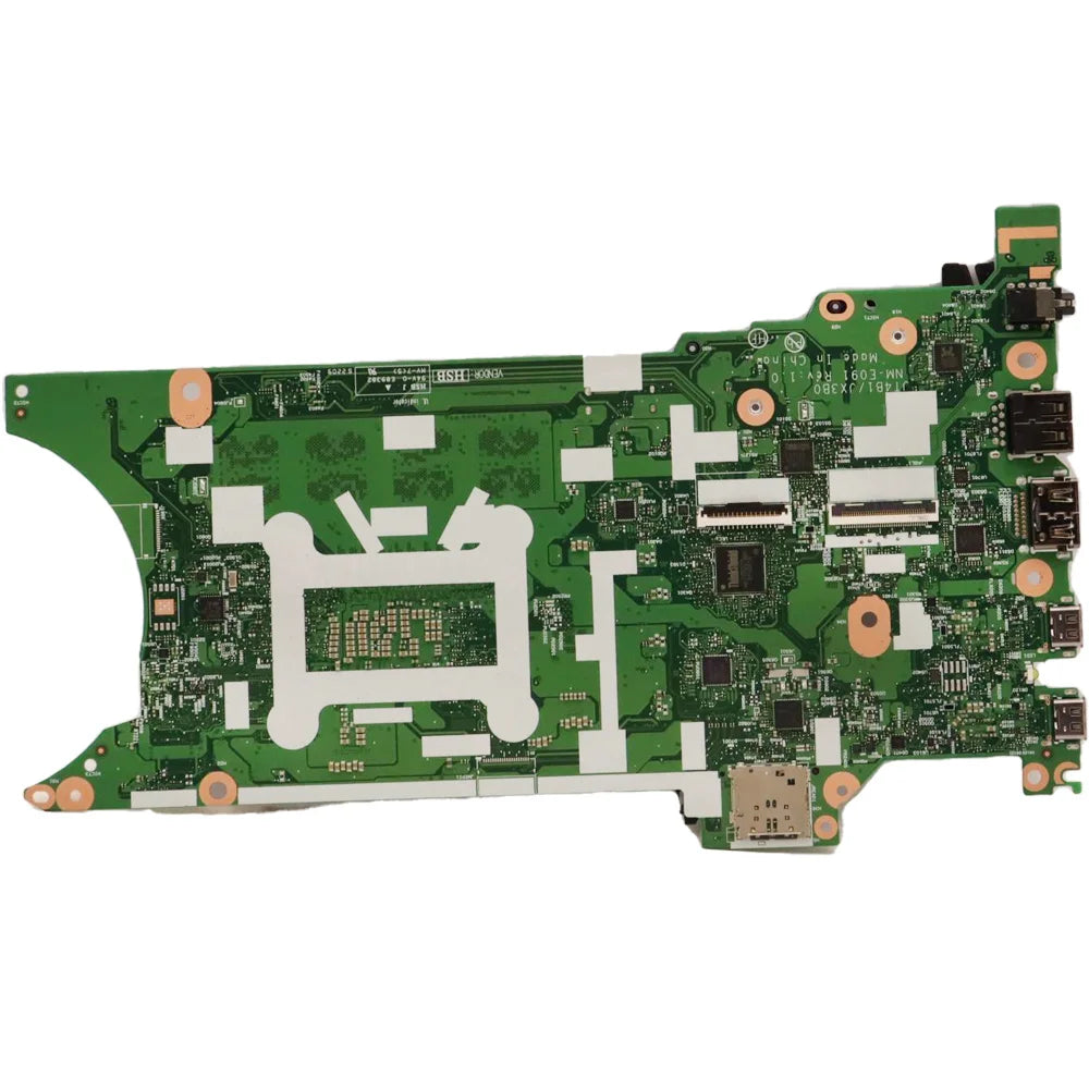 Laptop Motherboard For Lenovo ThinkPad X13 T14s Gen 3 NM-E091 With CPU:I5 1240P I7 1260P RAM:16/32G AX211 5B21H55326 5B21H55413 Lenovo laptop repair parts