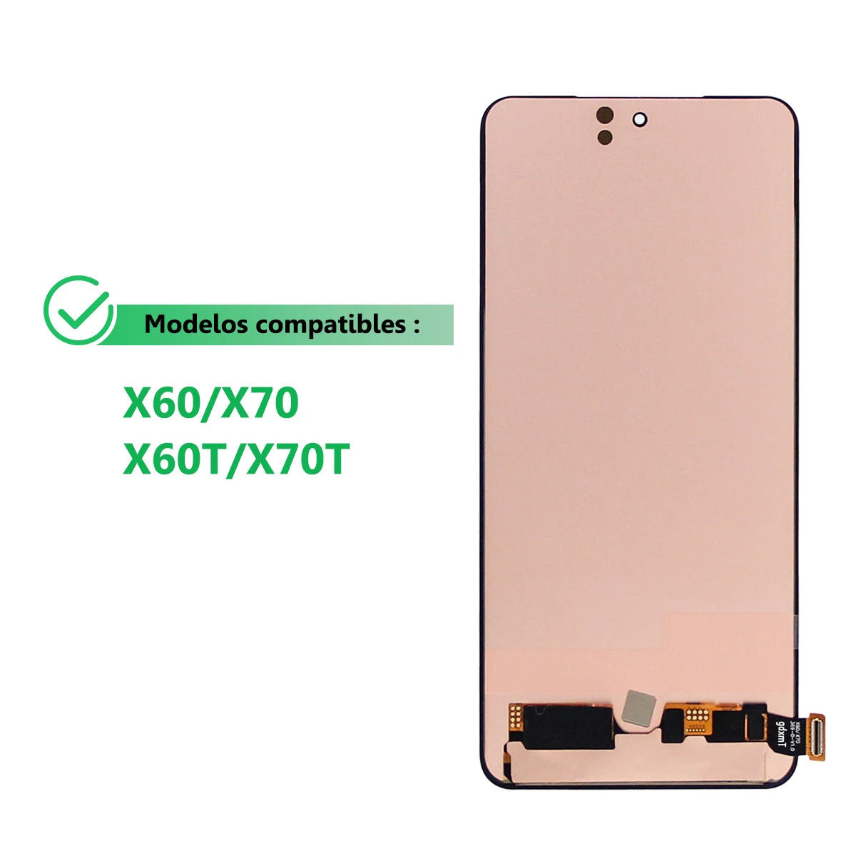 OELD For Vivo X60 X70 V2045 V2046 LCD Display Touch Screen Digitizer Assembly For Vivo X60 X70 Display Screen Replacement Parts Vivo phone repair parts