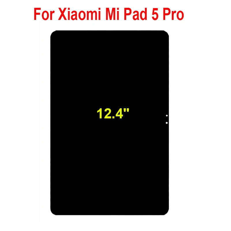 12.4" LCD For Xiaomi Mi Pad 5 Pro  LCD Display Screen Touch Panel Digitizer Replace Xiaomi phone repair parts