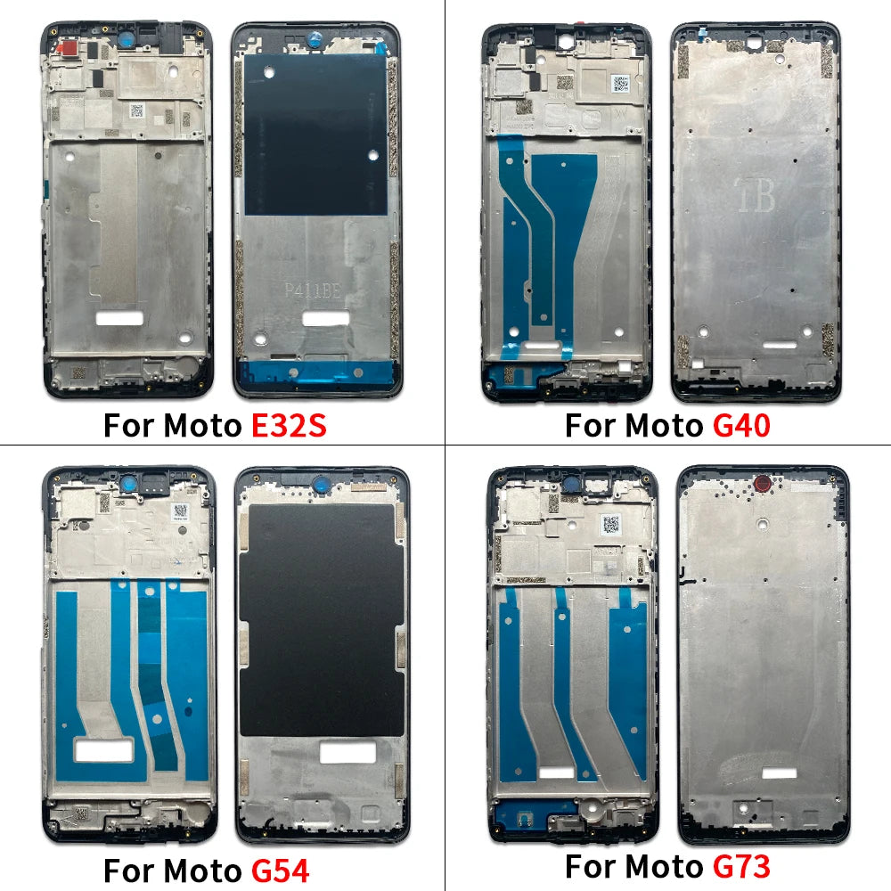 Housing Middle Frame Bezel Plate Cover For Motorola Moto G04 G14 G24 G34 G54 G84 Power Motorola phone repair parts