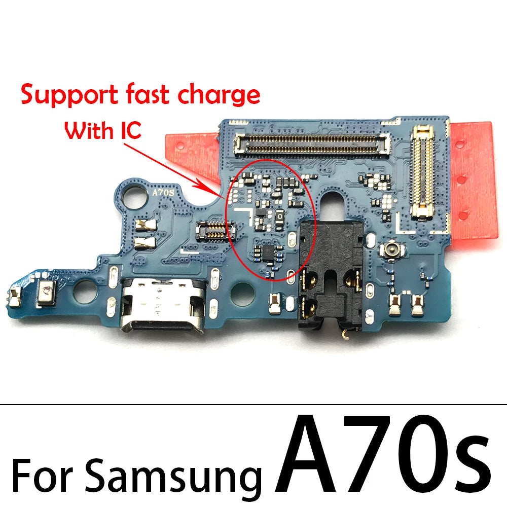 10Pcs USB Charger Charging Port Dock Connector Board Flex Cable For Samsung A10s A20s A30s A50s A21s A03s A03 Core A04 A04s Samsung phone repair parts
