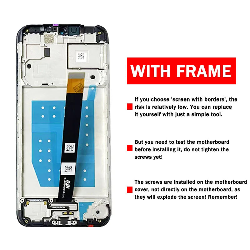 New For Motorola One Fusion XT2073-2 LCD Touch Screen Digitizer Assembly For Moto One Fusion+ OneFusion Plus PAKF0002IN Display Motorola phone repair parts