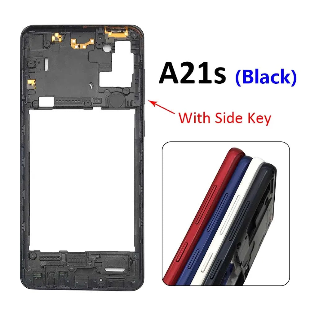 Middle Frame Holder Housing For Samsung A21s A20s A30s A50s A70s Replacement Repair Parts Samsung phone repair parts