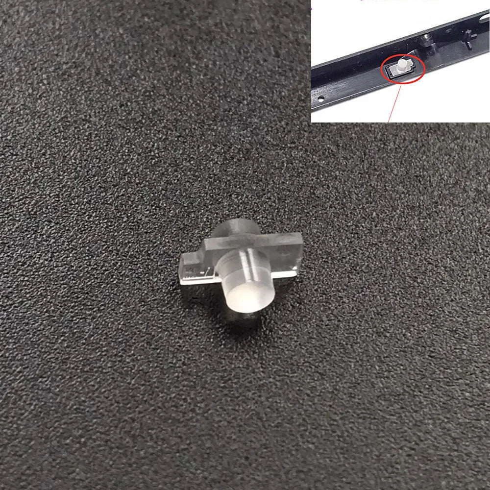 1-3-10pcs For Nintendo Switch Kickstand Game Console Back Support Bracket LED Lamp Post For NS Card Slot Cover Volume Rubber Pad Game console repair parts