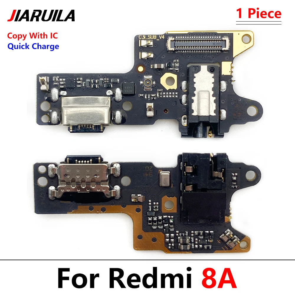 50Pcs, For Xiaomi Redmi 9A 9 9C 9T 8 8A 10C 10 10A 12 12C 13C 13 4G 5G USB Charger Dock Connector Charging Port Mic Flex Cable  Xiaomi  Xiao mi phone repair parts
