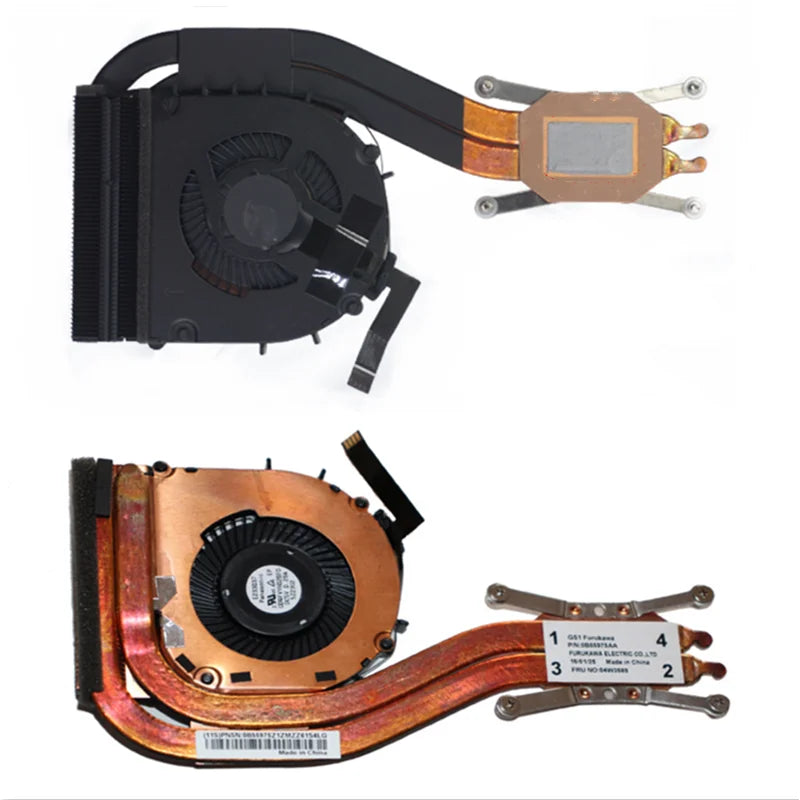 New Original For Laptop Lenovo ThinkPad X1 Carbon 1st Gen 2013 X1C CPU Cooling Fan Heatsink Radiator FRU PN:04W3589 Lenovo laptop repair parts
