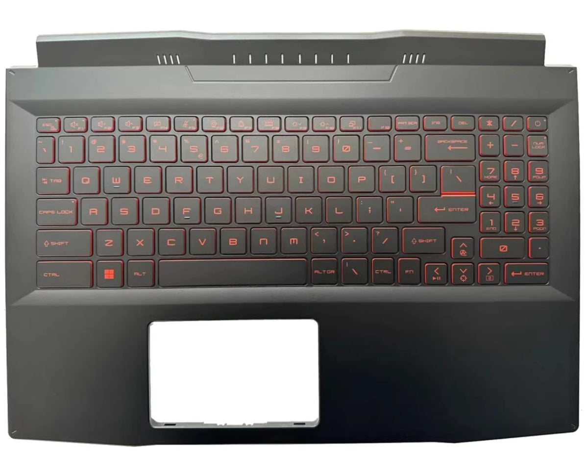 Cover case for MSI Sword 15 GF66 MS-1581 MS-1582 Katana Lcd back housing bezel frame upper palmrest topcase bottom hinge shell MSI laptop repair parts