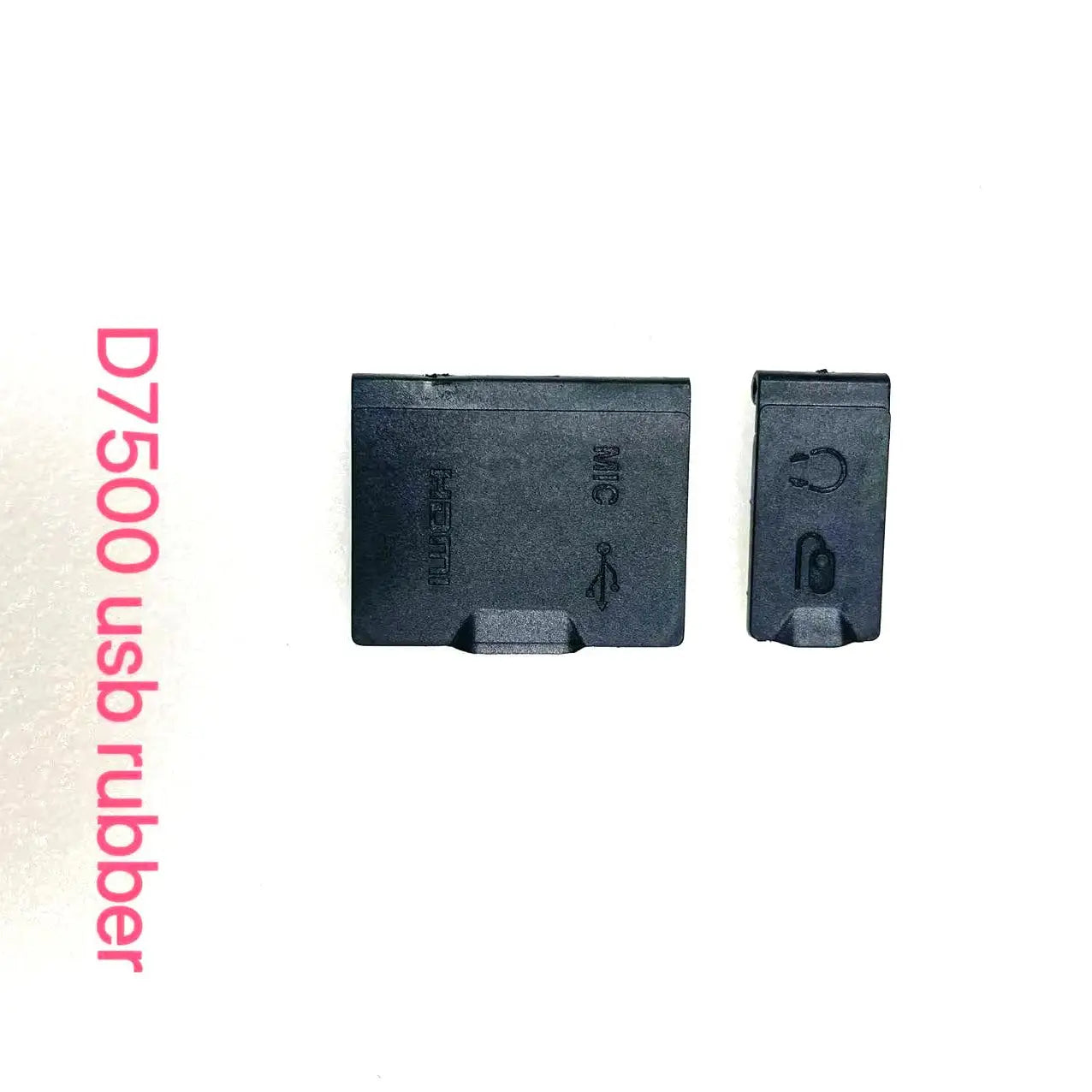 New USB Rubber Set for Nikon D7500 USB Rubber MIC HDMI Rubber 2pcs Repair Parts  Digital Camera repair parts