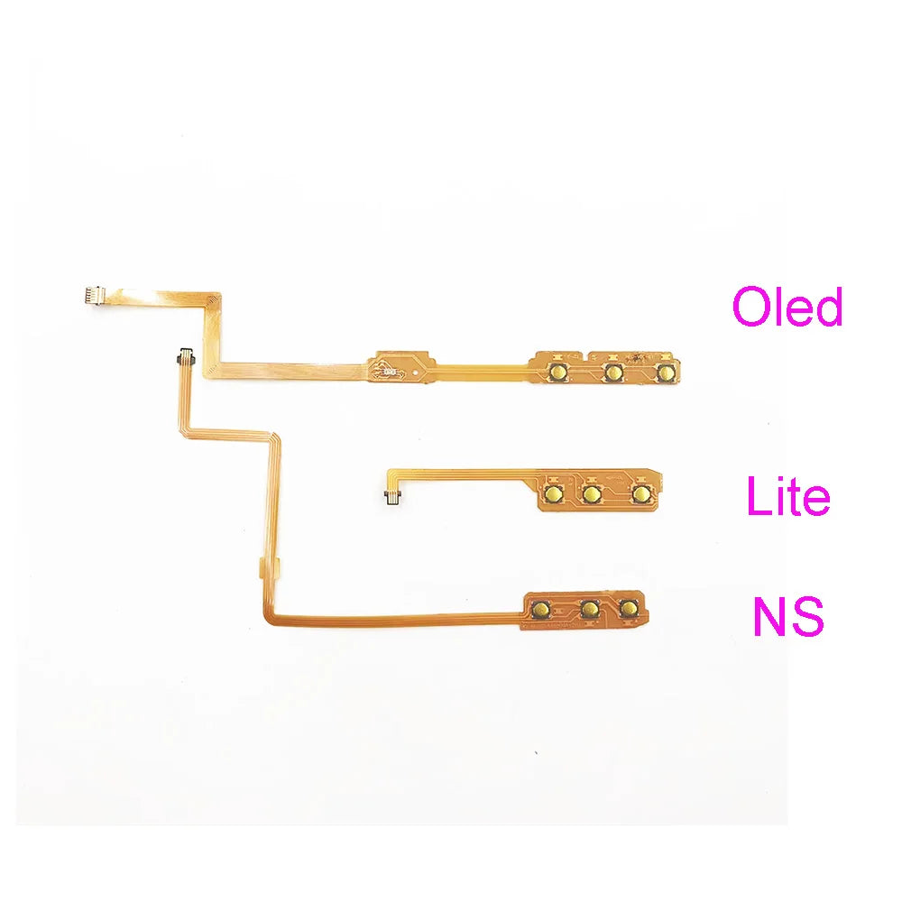 1PC On/off Switch Button Cables For NS Switch Lite Ribbon Flex Cable Power Cable Cord For Nintendo Switch OLED Flex Cable Game console repair parts