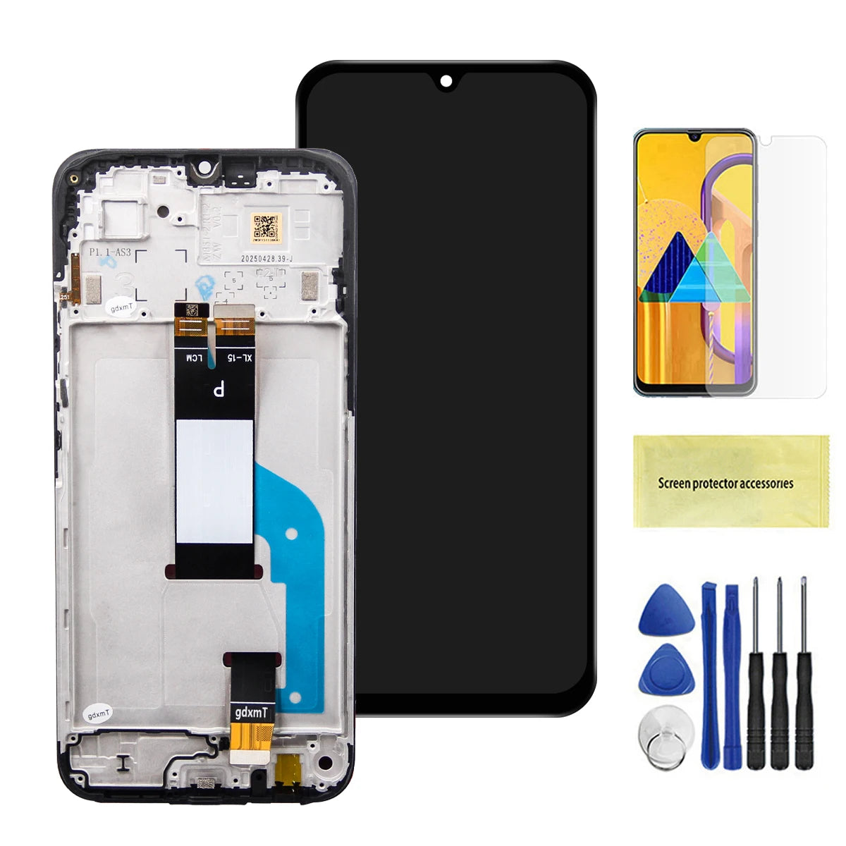 6.9"15C Screen For Redmi 15C 4G LCD Display Touch Screen For Redmi 15C 5G 2508CRN2BC Digitizer Assembly Repair Parts  With Frame Redmi phone repair parts