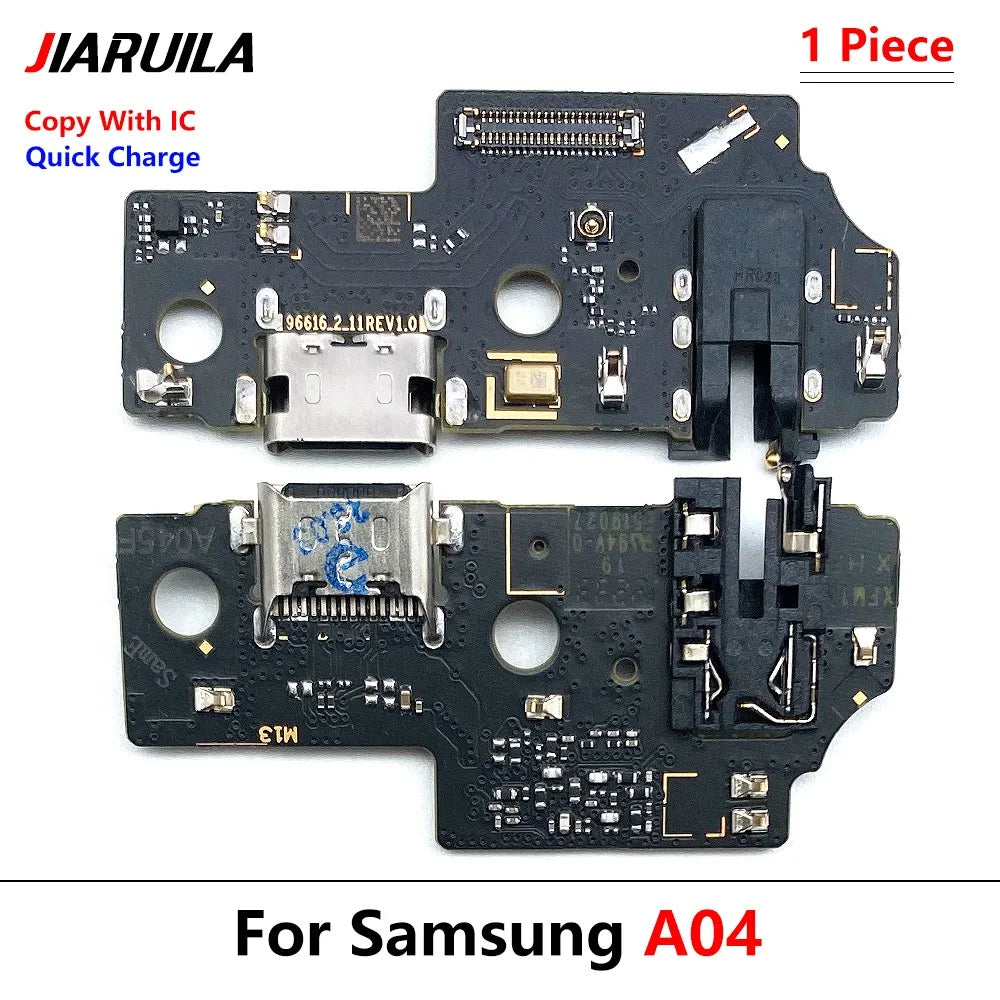 10Pcs USB Charge Port Dock Connector Charging Board Flex Cable For Samsung A03 Core A02 A02s A03s A13 A12 A22 A32 A33 A53 4G 5G Samsung phone repair parts