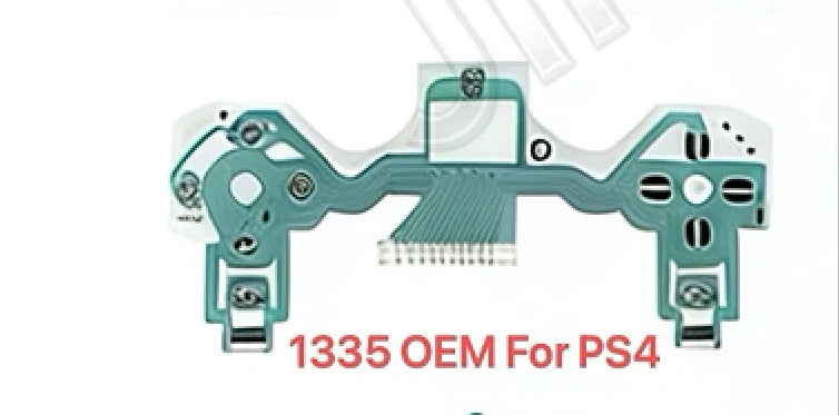 50pcs Film For PS2 PS3 PS4 Pro Slim JDS 030 040 050 Controller Conductive Film Keypad Flex Cable For PS5 Circuit Board Game console repair parts