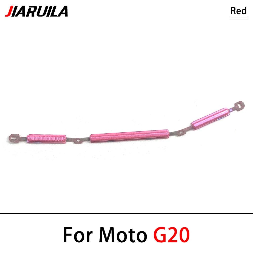 10Pcs/Lot, New For Motorola For Moto G10 G20 G30 G60 G60s G31 G71 G51 5G Power Volume Side Button Key Replacement Parts Motorola phone repair parts