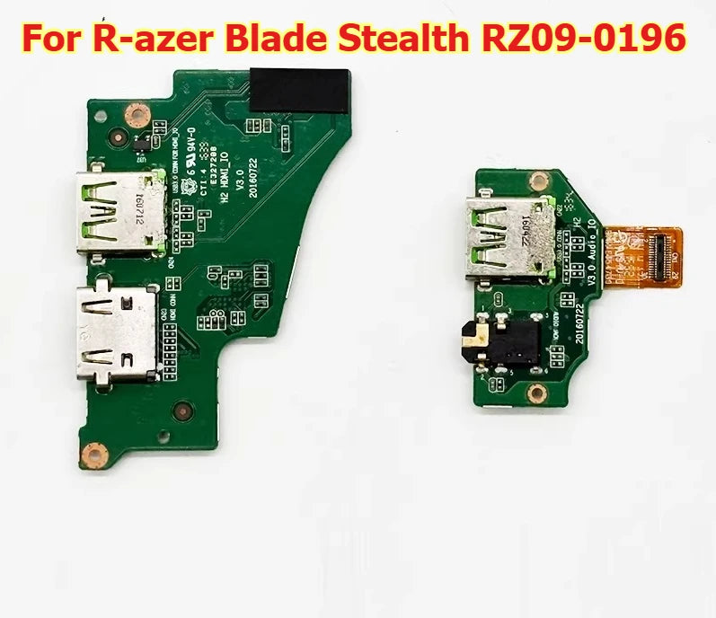 USB audio I/O Sound Board for Razer Blade Stealth 14 RZ09-0196 USB E327208 20160722 H3_Audio_IO MP V3.0 Razer laptop repair parts