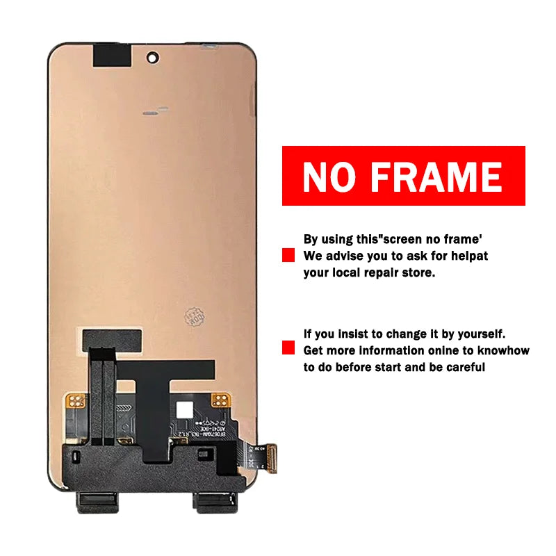 6.7"AMOLED For Oppo Reno 8 Pro 5G CPH2357 LCD Display Touch Screen Digitizer For Reno 8 Pro+ Plus PFZM10 Display  Oppo phone repair parts