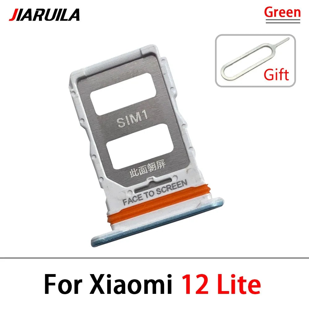 New For Xiaomi Mi 12 12T Pro 12 Lite 12s SIM Card Slot SD Card Tray Holder Adapter Replacement Parts  Xiaomi  Xiao mi phone repair parts