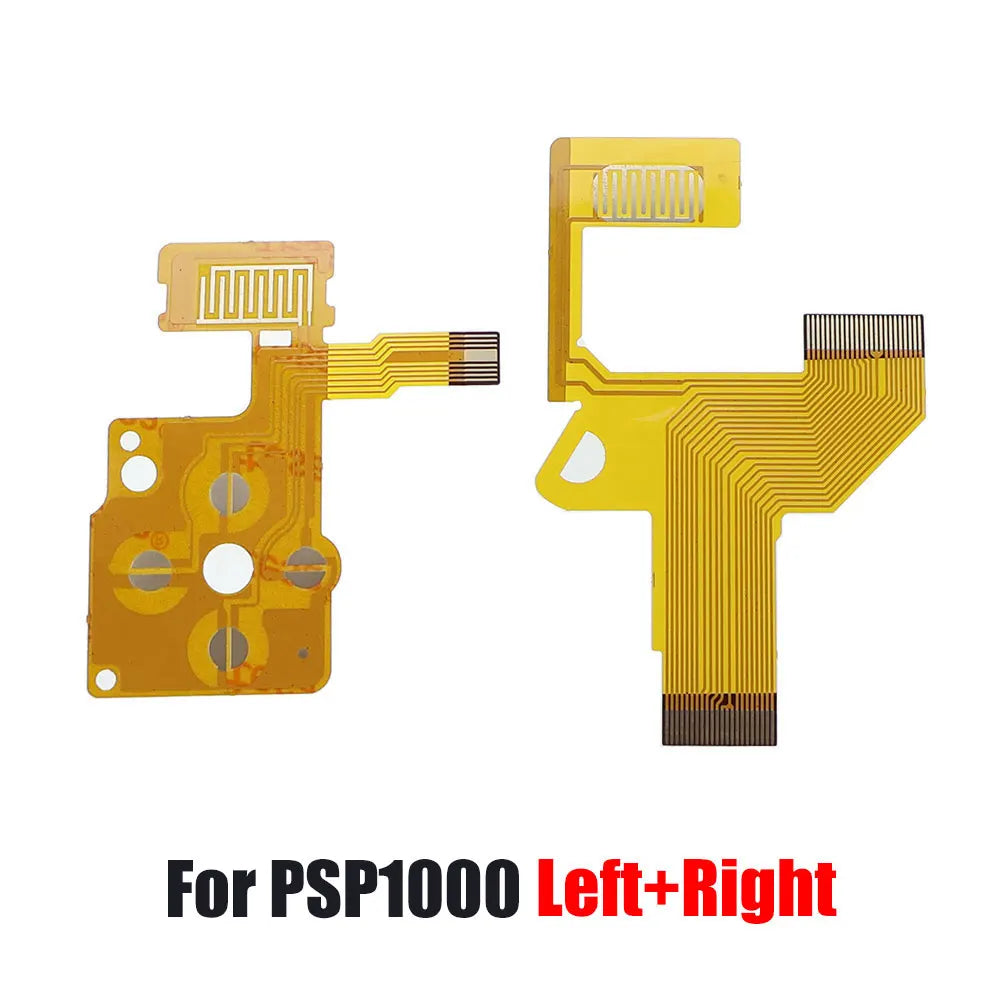 Replacement  L R Left Right Conductive Film Flex Cable Volume Button PCB Keypad Ribbon Cable For PSP 1000 2000 PSP3000 095 Game console repair parts