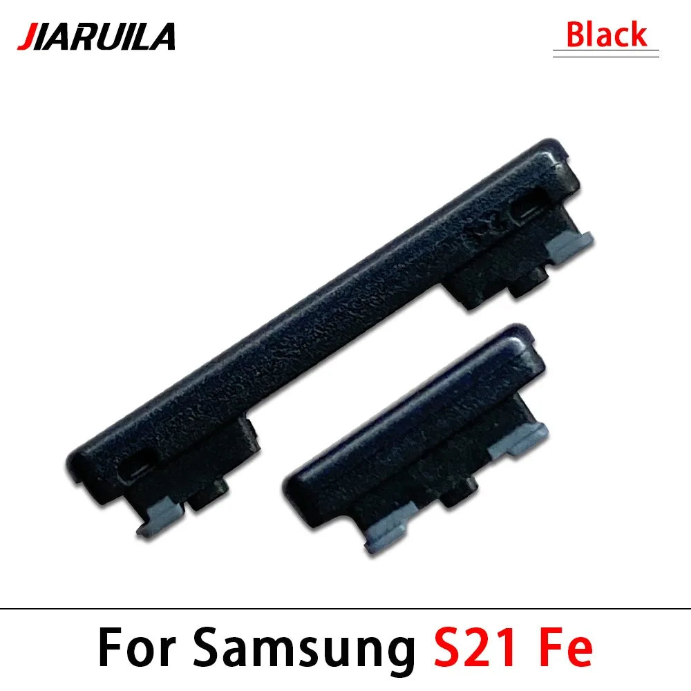 10Pcs, Side Keys Key Power and Volume Buttons Button For Samsung S21 / S21 Plus / S21 Ultra / S21 Fe Replacement Parts Samsung phone repair parts