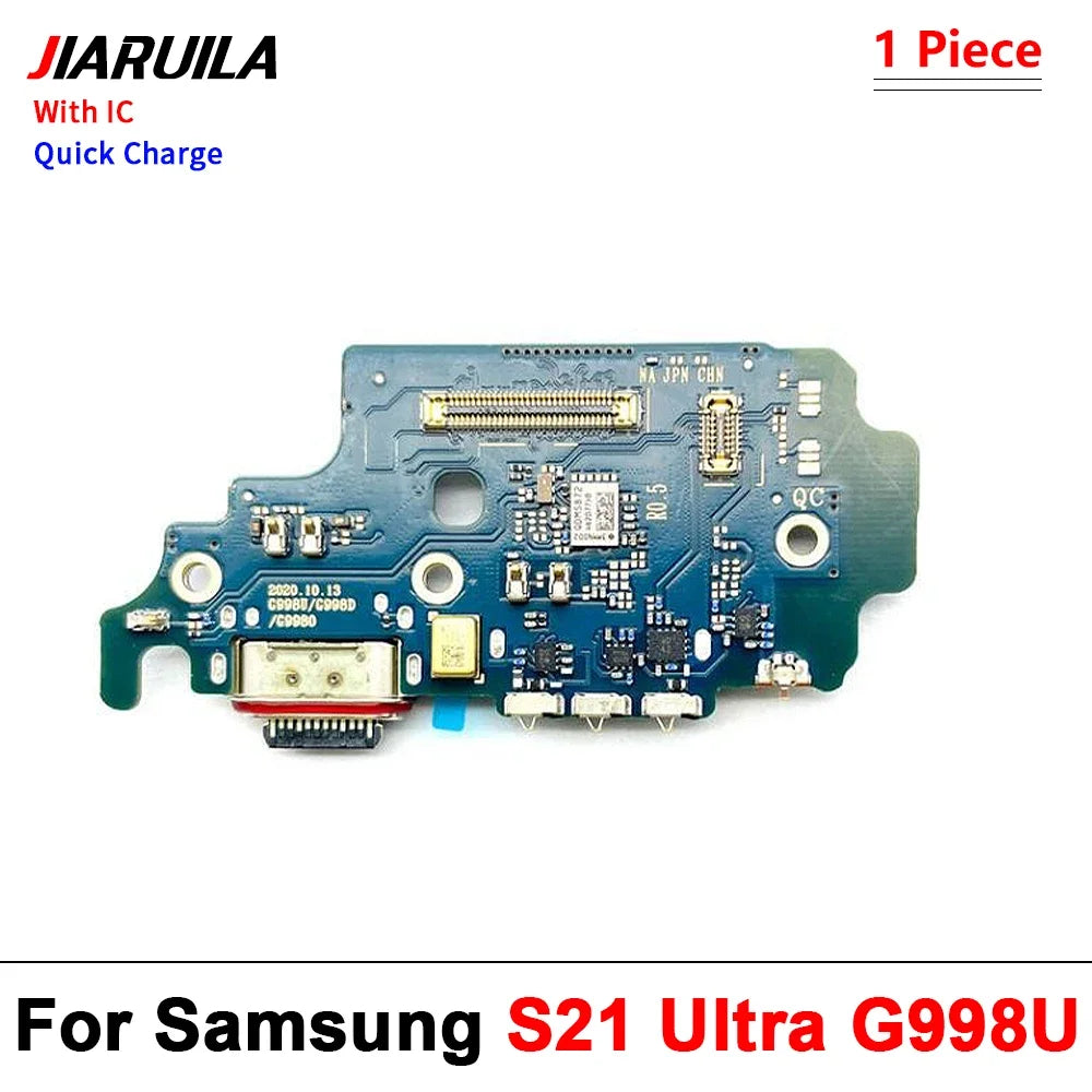USB Charger Charging Dock Port Connector Flex Cable For Samsung S21 S22 S23 S24 S25 S26 Plus Ultra Fe 5G S911B S911U S921B Samsung phone repair parts