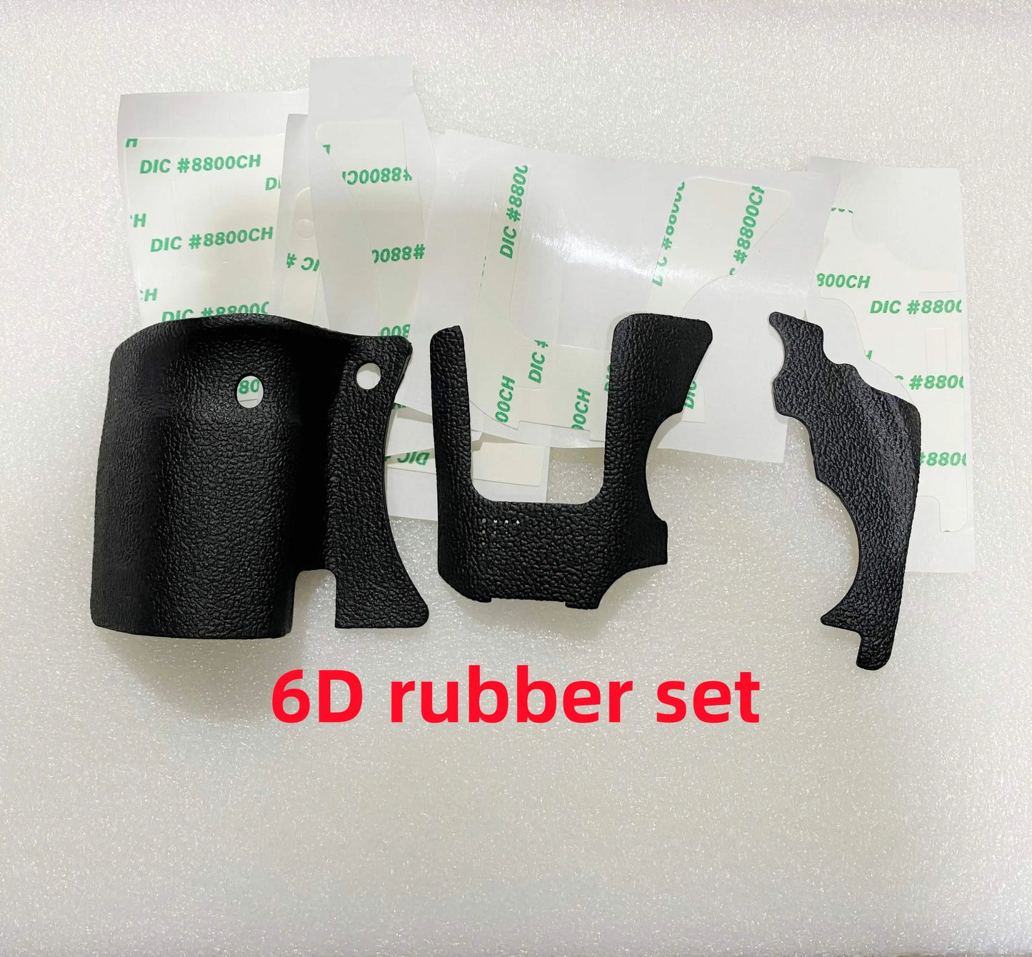 New Rubber Set for Canon 6D 6d Camera Body Rubber Hands Grip/Side Left/Thumb Rubber Repair Parts  Digital Camera repair parts