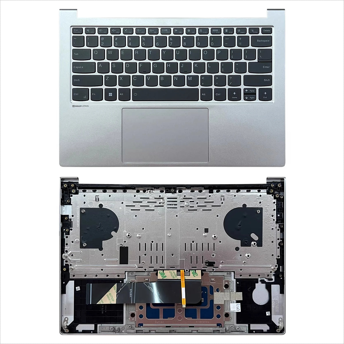 Upper case keyboard for Lenovo YOGA 14s 14sACH 14SITL 14SARE 2021 C shell topcase palmrest keybooard cover touchpad 5CB1C19314 Lenovo laptop repair parts