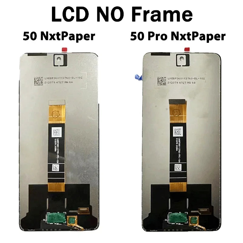 6.8"Inch For TCL 50 NxtPaper / 50 Pro NxtPaper 5G LCD DIsplay Touch Screen Digitizer Assembly T803E T803D Display Frame ZTE phone repair parts