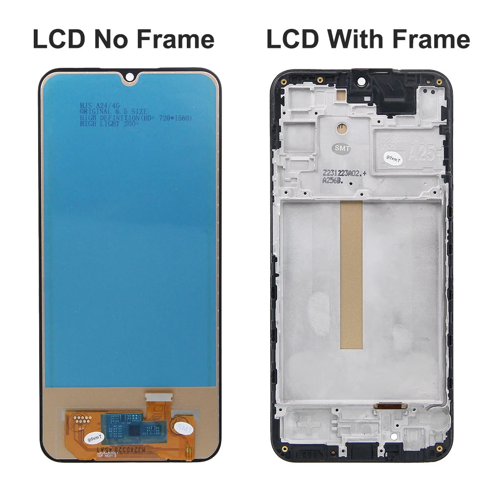 A25 LCD For Samsung Galaxy A25 5G LCD Display Touch Screen Digitizer For Samsung A25 SM-A256 A256E A256B LCD Display Replacement Samsung phone repair parts