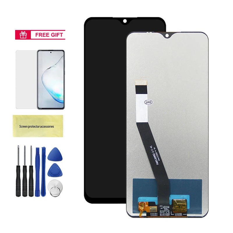 6.53" LCD for Xiaomi Redmi 9 M2004J19G M2004J19C Lcd Display Digital Touch Screen with Frame for Redmi 9 Screen Replacement Xiaomi phone repair parts