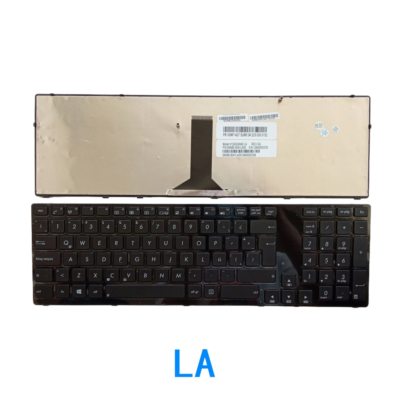 New US Spanish Latin Language  Keyboard For ASUS K93SV K93 K93SM K95VB K95VJ K95VM X93SM X93SV K95 K93SV K93S K95V X93S ASUS laptop repair parts