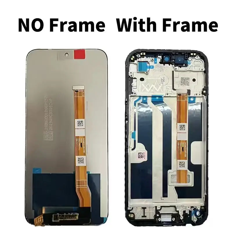 6.75' IPS LCD For Oppo A6X A6x 4G 5G LCD Display Touch Screen Digitizer Assembly CPH2819 CPH2823 Replacement Oppo phone repair parts Realme phone repair parts