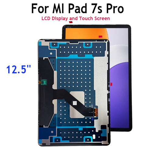 12.5'' 3.2K LCD Screen For Xiaomi Pad 7S Pro LCD Display Touch Screen Digitizer Repair Replacment Part Xiaomi Tablet repair parts