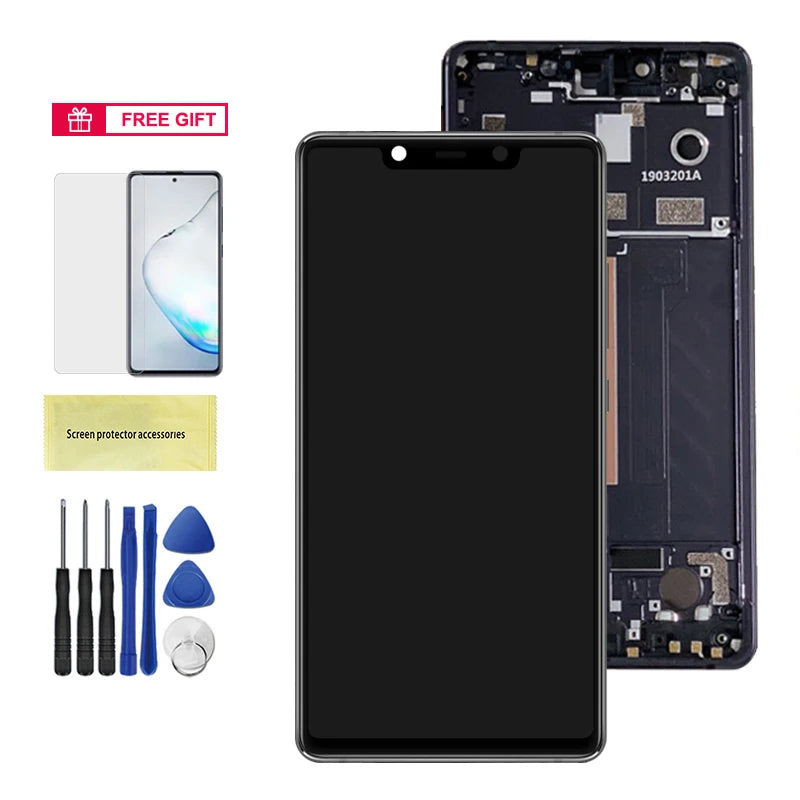 5.88" Mi 8 SE Mi8 SE MI8SE Display Screen With Frame, for Xiaomi Mi 8 SE Lcd Display Touch Screen Digitizer Assembly Replacement Xiaomi phone repair parts