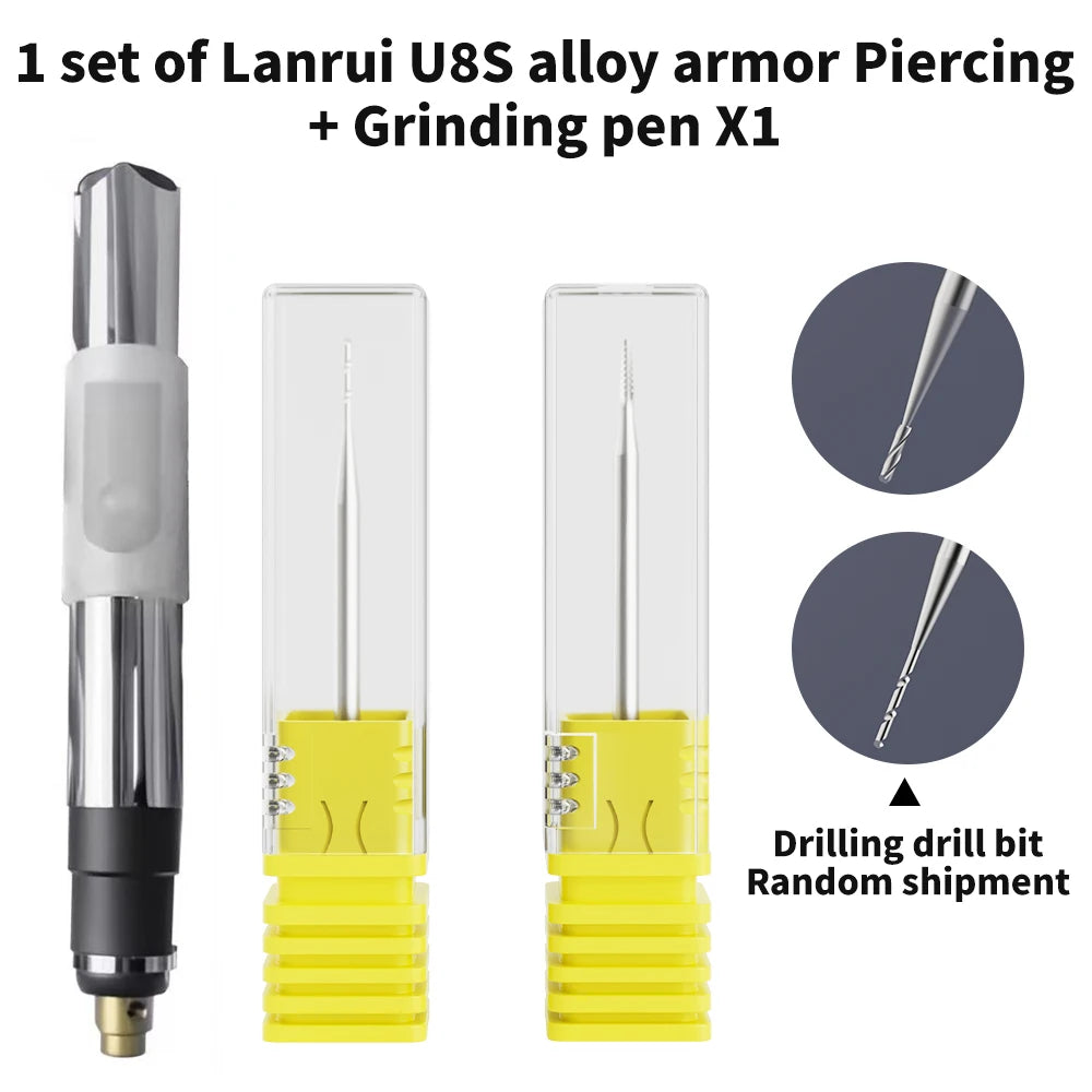 Lanrui Alloy Piercing And Sliding Drill Bit Used for Mobile Phones ipad Removing Stripped Thread Screws Quickly tools kit set Professional Repair Tools