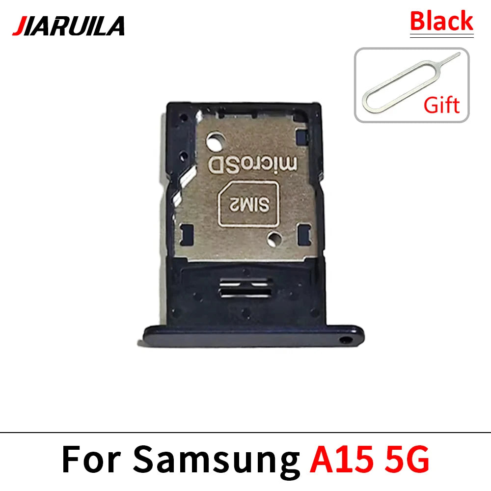 10Pcs, New For Samsung A15 A25 A35 A55 4G 5G SIM Card Slot SD Card Tray Holder Adapter Samsung phone repair parts