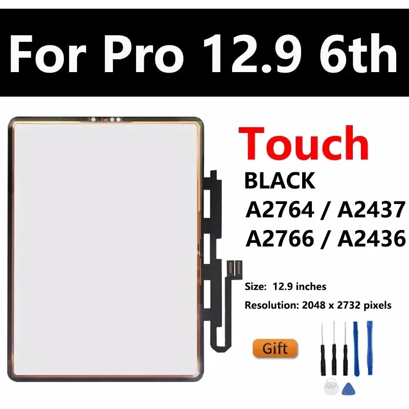 OEM LCD For Apple iPad Pro 12.9 2nd A1670 A1821 3rd A1983 4th A2232 A2069 5th A2462 6th A2437 Display Touch Screen Assembly  iPad repair parts