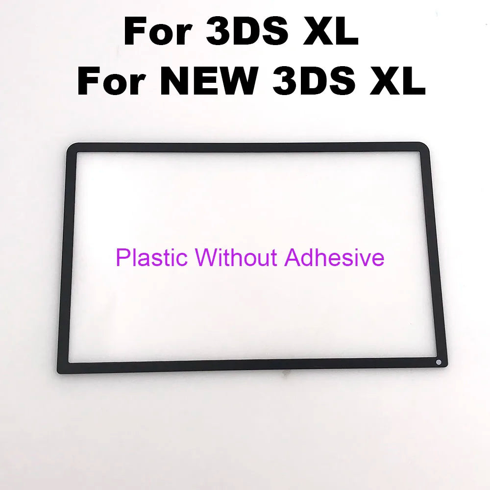 OEM Plastic Screen Protector Panel Top Surface Cover For Nintendo 3DS XL LL Housing Upper Screen Lens Cover For New3DS LL Game console repair parts
