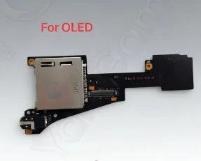 Replacement Repair Parts for Switch NS Switch Lite NS OLED Game Console Card Slot with Headset Motherboard PCB for Fan Game console repair parts