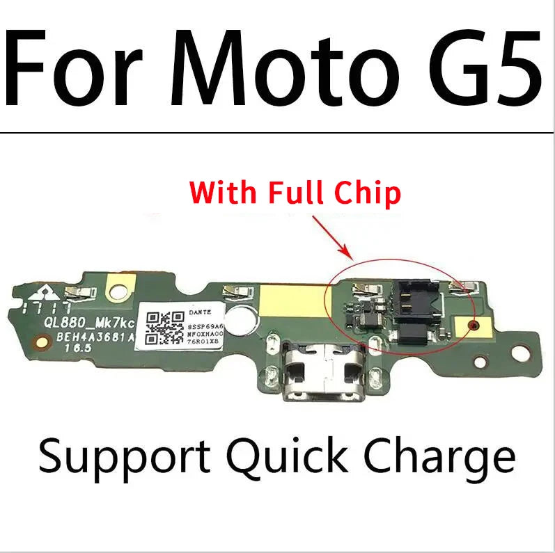 USB Charging Port Flex For Motorola Moto G4 G5 G6 Play G3 G7 Power E6s E6 Play E4 Plus Dock Connector Charging Port Flex Cable Motorola phone repair parts
