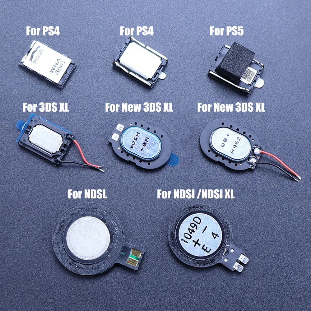 2Pcs For DS Lite NDSL NDSi XL Game Console Original Speaker For New 3DS XL LL PS4 PS5 Inner Speaker Loudspeaker Replacement Game console repair parts