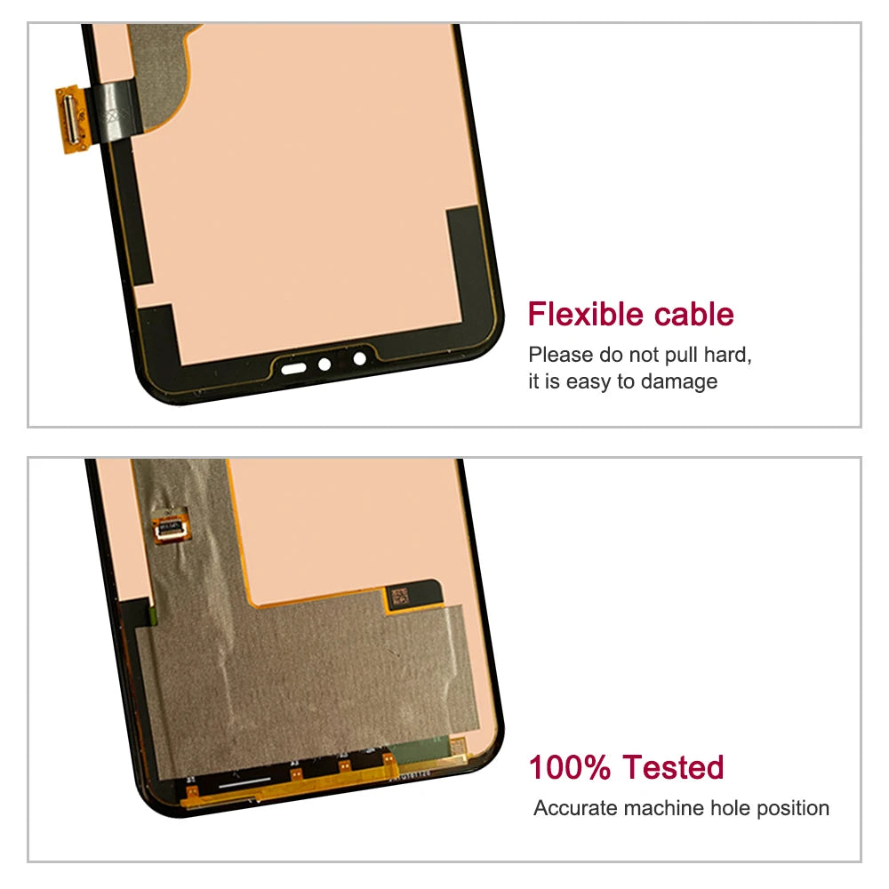 6.4" OEM  For LG V50 ThinQ 5G LCD V500 V500N V500EM Display Touch Screen Digitizer For LG V50 LCD With Frame 100% Tested LG phone repair parts