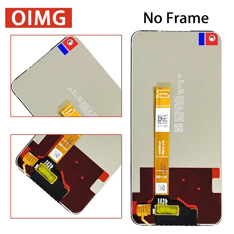 6.5”inch  realme 7 RMX2155 LCD Display For Oppo Realme 6 RMX2001 LCD Display Touch Screen Digitizer Assembly Replacement Oppo phone repair parts Realme phone repair parts